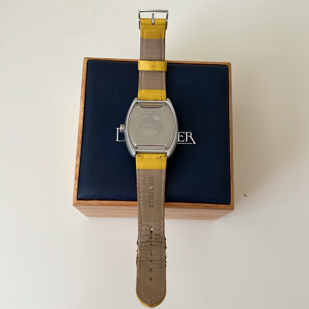 Lancaster yellow vintage watch Y2K - Picture 4 of 6